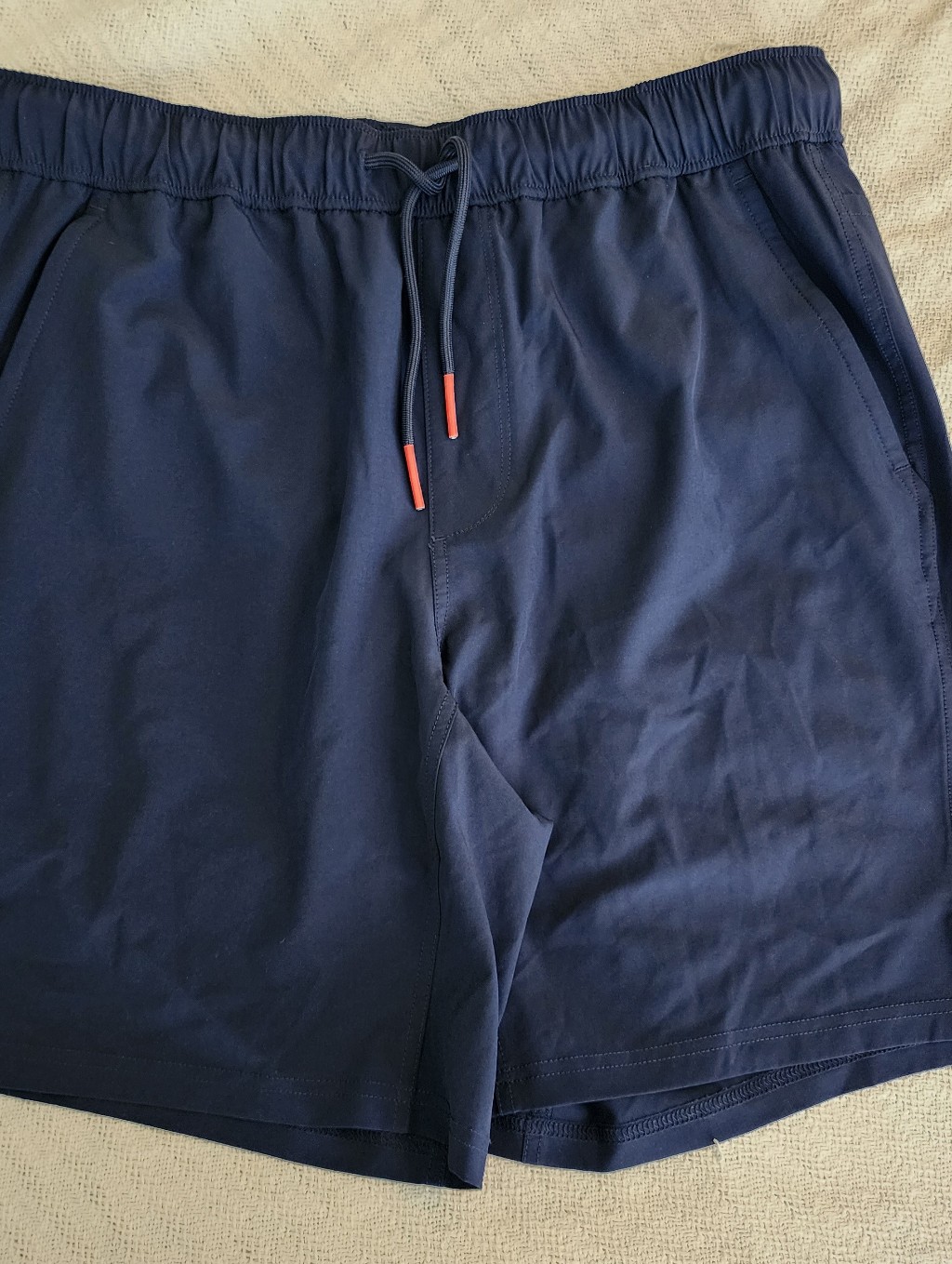 Rag & Bone Men's Blue Performance Active Shorts Elastic Waist Size Medium